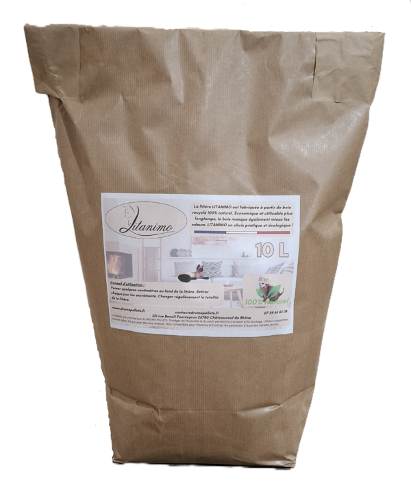 Litière Litanimo naturelle bois